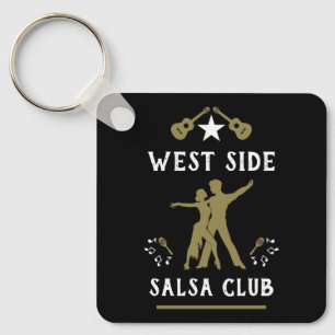 Just A Girl Who Loves Salsa Dance Key Ring
