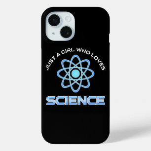 Just A Girl Who Loves Science iPhone 15 Case