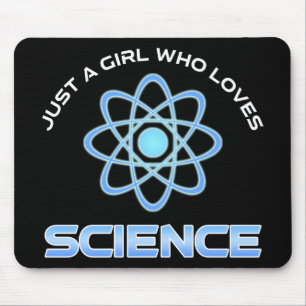 Just A Girl Who Loves Science Mouse Mat