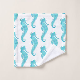 Just a Girl who loves Seahorses Wash Cloth