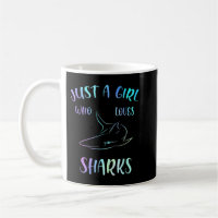 Just A Girl Who Loves Sharks Gift Shark Lover Gift