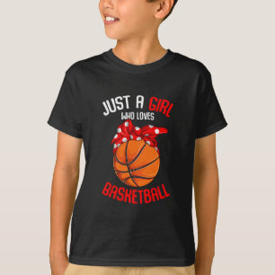 Just A Girl Who Loves Sketll Girl Kids Girls 1 T-Shirt