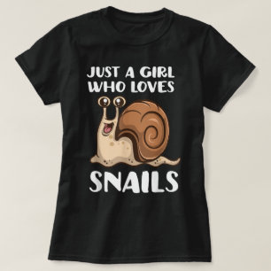 Just a Girl Who Loves Snails T-Shirt