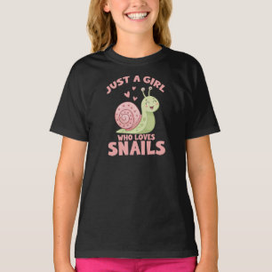 Just a Girl Who Loves Snails T-Shirt