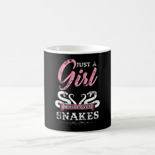 Just A Girl Who Loves Snakes Gift Coffee Mug
