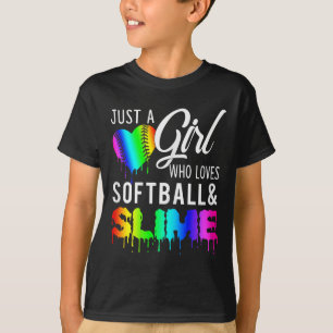 Just A Girl Who Loves Softll And Slime Tee Gift