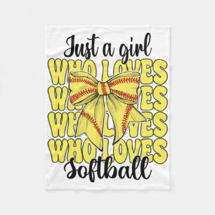 Just A Girl Who Loves Softll Mom Mother's Day Coqu Fleece Blanket