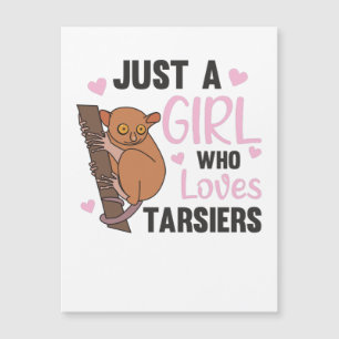 Just A Girl Who Loves Tarsiers Cute Monkey