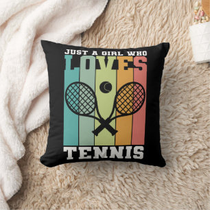 Just a girl who loves Tennis Tennis Player Gifts Cushion
