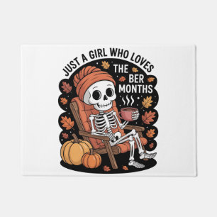 Just a Girl Who Loves the Ber Months Christmas Doormat