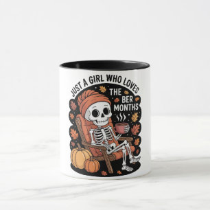 Just a Girl Who Loves the Ber Months Christmas Mug