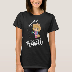Just A Girl Who Loves To Travel tees for Women Nom