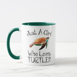 Just A Girl Who Loves Turtles Mug