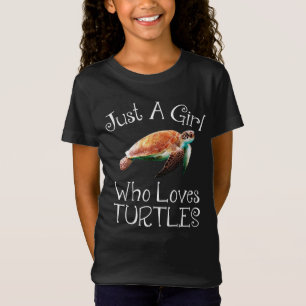 Just A Girl Who Loves Turtles T-Shirt