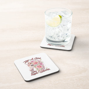 Just A Girl Who Loves Unicorn Coaster