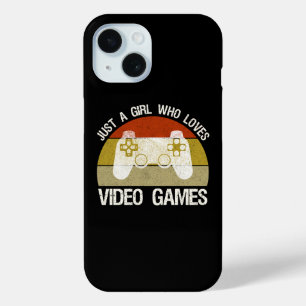Just A Girl Who Loves Video Games iPhone 15 Case