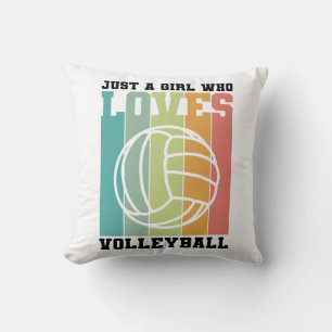 Just a girl who loves Volleyball Cushion
