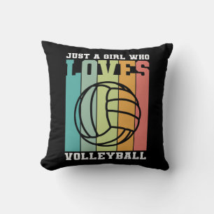 Just a girl who loves Volleyball Cushion