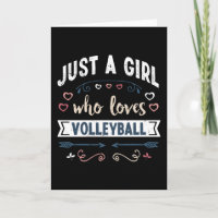 Just a Girl who loves Volleyball Funny Gifts