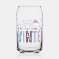 Just a Girl Who Loves Winter Cute Seasonal Design