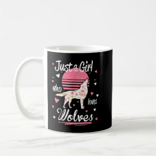 Just A Girl Who Loves Wolves Coffee Mug