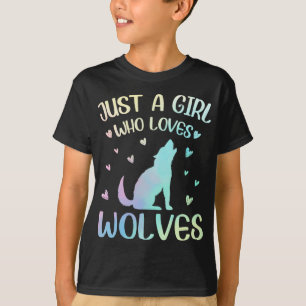 Just A Girl Who Loves Wolves T-Shirt