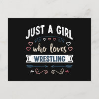 Just a Girl who loves Wrestling Funny Gifts