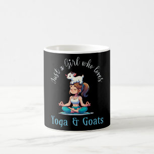 Just a girl who loves Yoga and Goats Coffee Mug