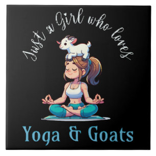 Just a girl who loves Yoga and Goats Tile