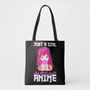 Just A Girl Who Really Loves Anime Tote Bag
