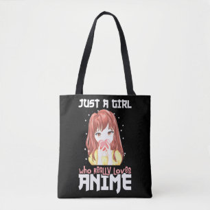 Just A Girl Who Really Loves Anime Tote Bag