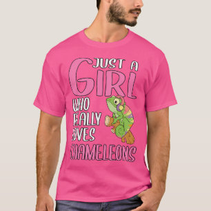 Just A Girl Who Really Loves Chameleons T-Shirt