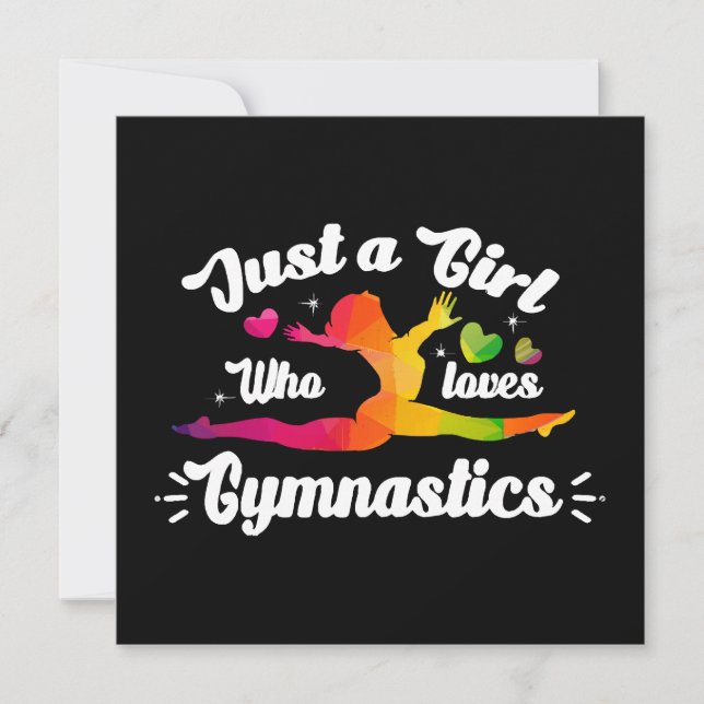Just A Girls Who Loves Gymnastics (Front)
