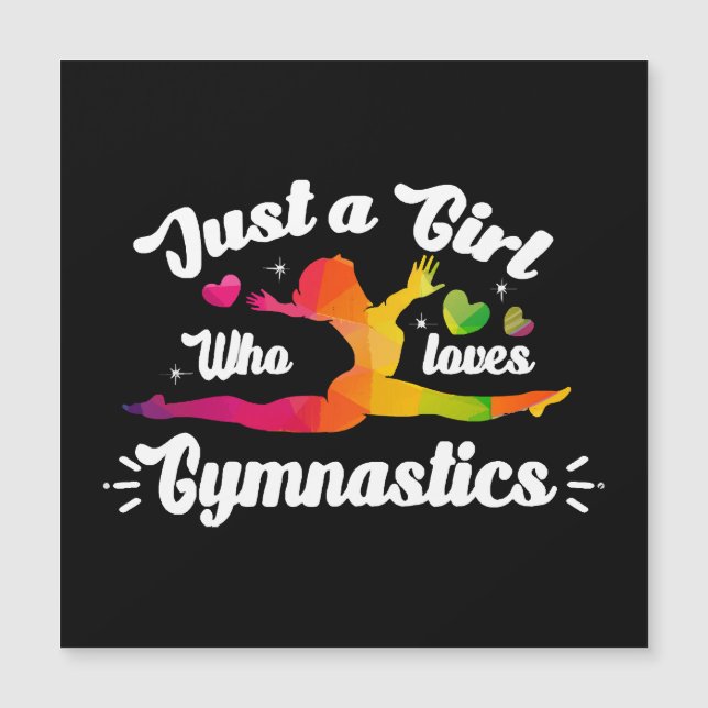 Just A Girls Who Loves Gymnastics (Front)