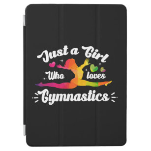 Just A Girls Who Loves Gymnastics iPad Air Cover