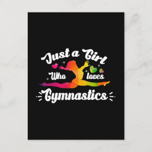 Just A Girls Who Loves Gymnastics Postcard