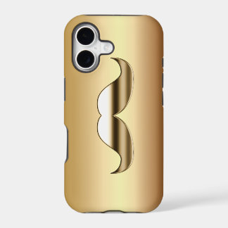 Just A Gold Moustache iPhone 5 Case
