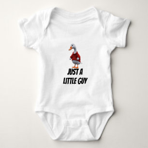 Just a Goose Little Guy Funny Millennial Cartoon  Baby Bodysuit