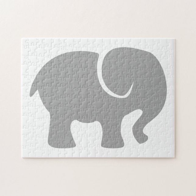 Just a Grey Elephant Jigsaw Puzzle (Horizontal)