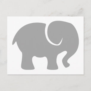 Just a Grey Elephant Postcard