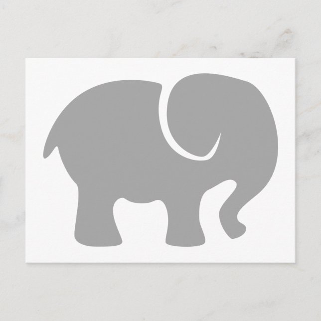Just a Grey Elephant Postcard (Front)