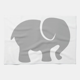 Just a Grey Elephant Tea Towel