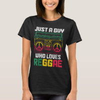 Just A Guy Who Loves Reggae Music Jamaica Vintage 