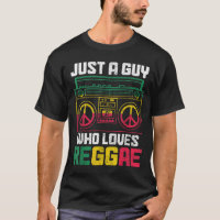 Just A Guy Who Loves Reggae Music Jamaica Vintage