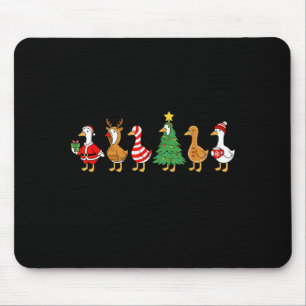 Just A Jolly Cute Goose Funny Merry Goosemas Chris Mouse Mat