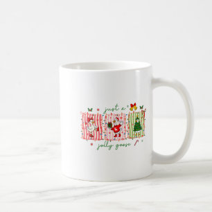 Just A Jolly Goose Christmas Lights Ne Bow Coquett Coffee Mug