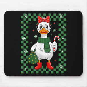 Just A Jolly Goose Christmas Silly Goose Funny Xma Mouse Mat