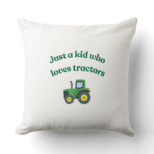 Just a kid who loves tractors - Kids t-shirt