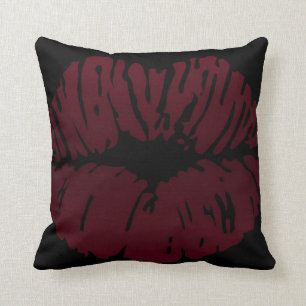 Just a Kiss Throw Pillow