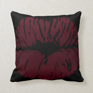 Just a Kiss Throw Pillow